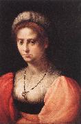 PULIGO, Domenico Portrait of a Lady agf Sweden oil painting artist
